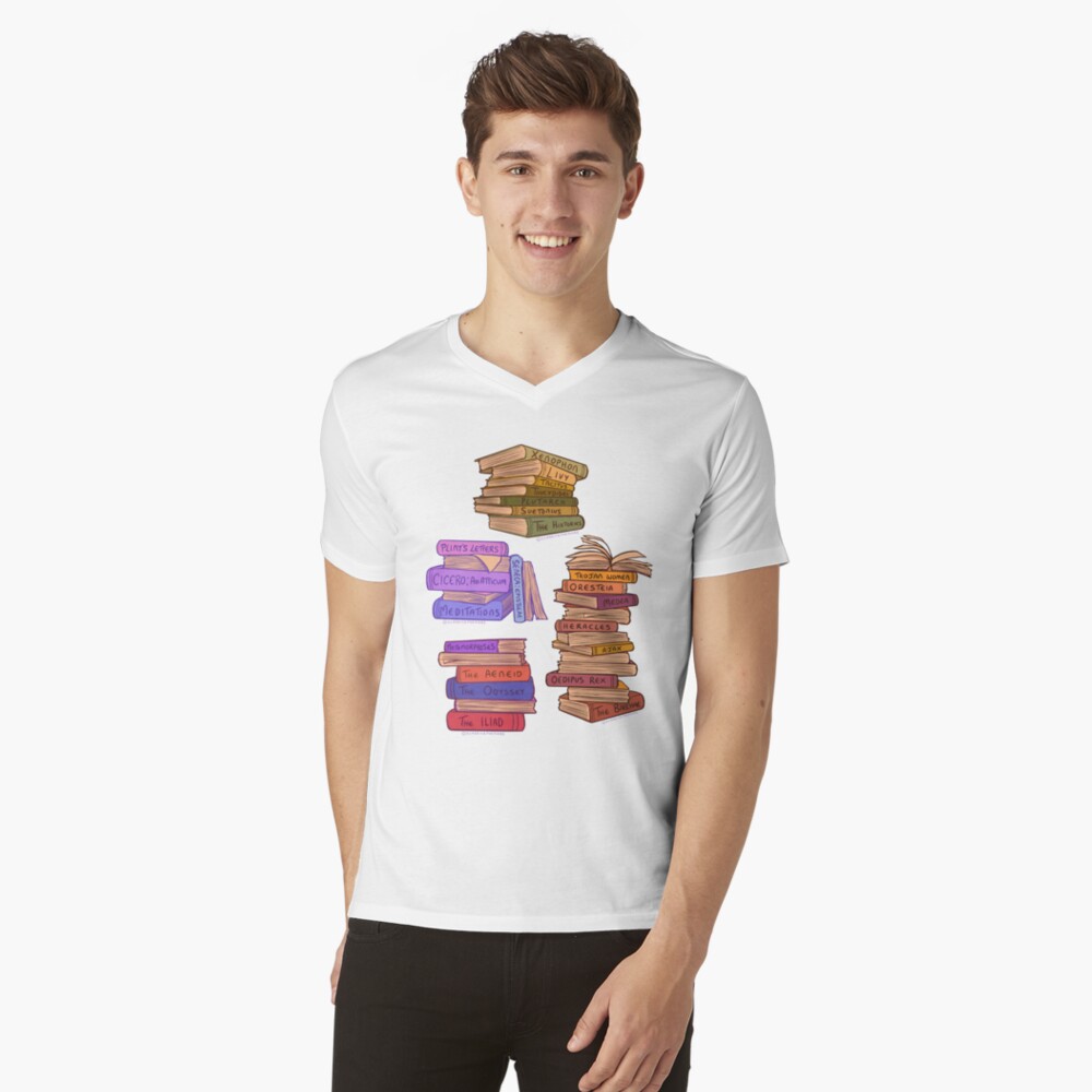 Item preview, V-Neck T-Shirt designed and sold by Attica-.