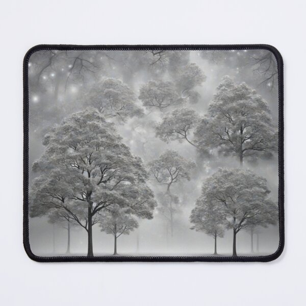 Item preview, Trees on Sparkling Gray Background designed and sold by Sadia  Jannat.