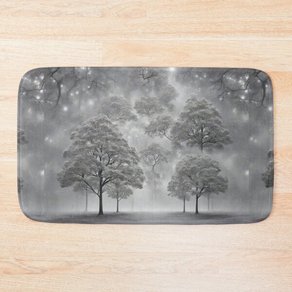 Item preview, Trees on Sparkling Gray Background designed and sold by Sadia  Jannat.