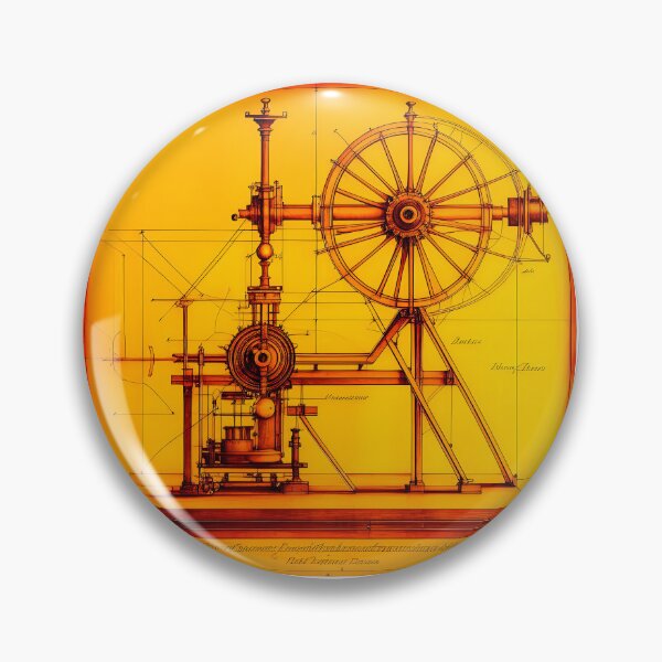Item preview, An old drawing of the machine designed and sold by LanaGustavsson.