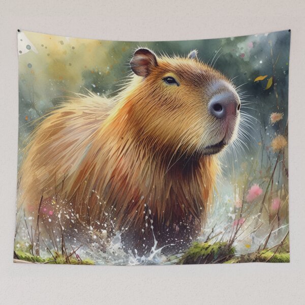 Item preview, Capybara Art #20 | Capybara Lovers designed and sold by ksgraphics222.