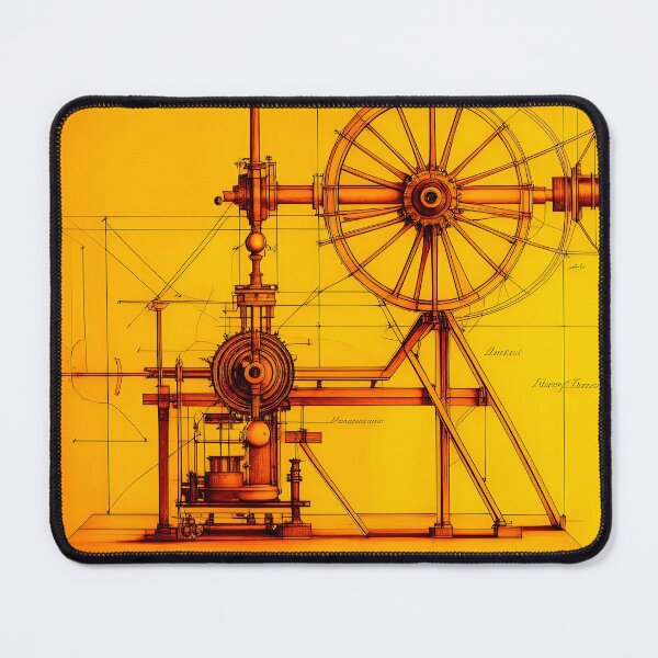 Item preview, An old drawing of the machine designed and sold by LanaGustavsson.