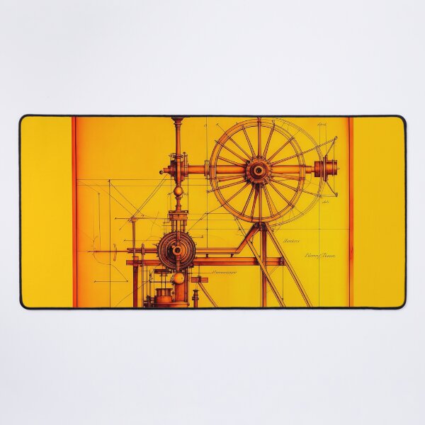 Item preview, An old drawing of the machine designed and sold by LanaGustavsson.