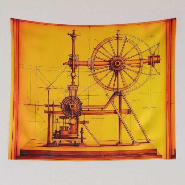 Item preview, An old drawing of the machine designed and sold by LanaGustavsson.