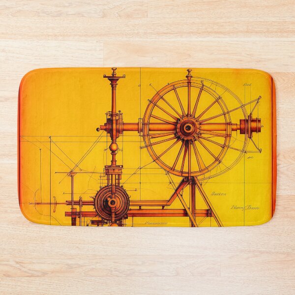 Item preview, An old drawing of the machine designed and sold by LanaGustavsson.