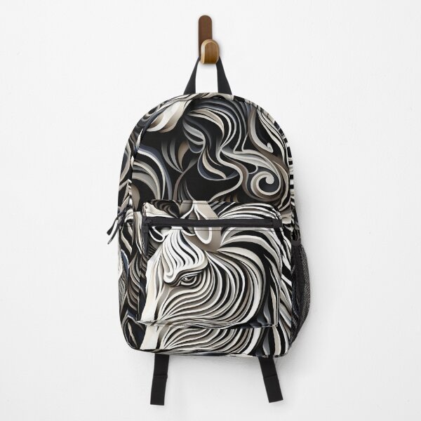 Item preview, intricate swirling realistic zebra pattern designed and sold by dcrc.