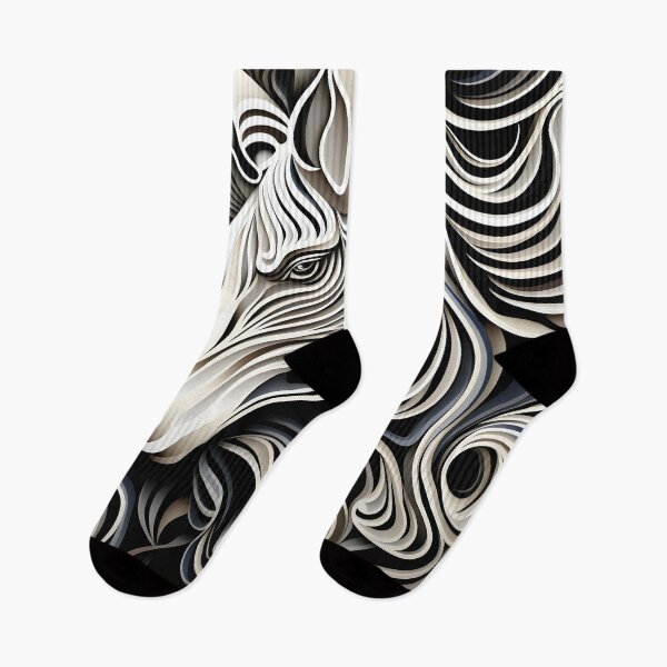 Item preview, intricate swirling realistic zebra pattern designed and sold by dcrc.