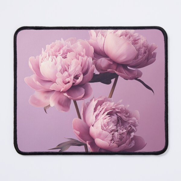 Item preview, Pink Peonies on Purple Background designed and sold by Michele Lobgianizze.