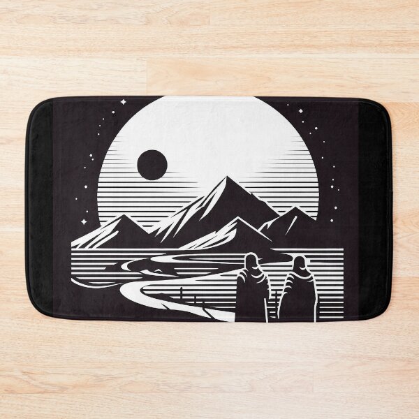 Item preview, B&W Dune Illustration designed and sold by ArtwaveEmporium.