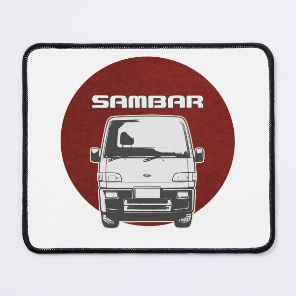 Item preview, Kei Truck Subaru Sambar, Tiny Japanese Van Outline, Kei Truck Outline designed and sold by mmmkei.