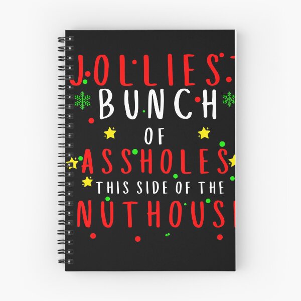 Item preview, FUNNY JOLLIEST BUNCH OF A HOLES SANTA CHRISTMAS HOLIDAY Jolliest Bunch of Assholes This Side of The Nuthouse designed and sold by woshgo.