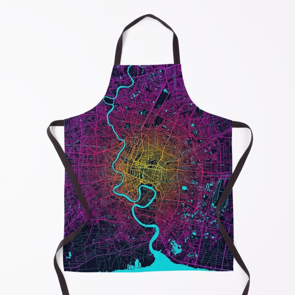 Item preview, Bangkok City Map of Thailand - Neon designed and sold by deMAP.