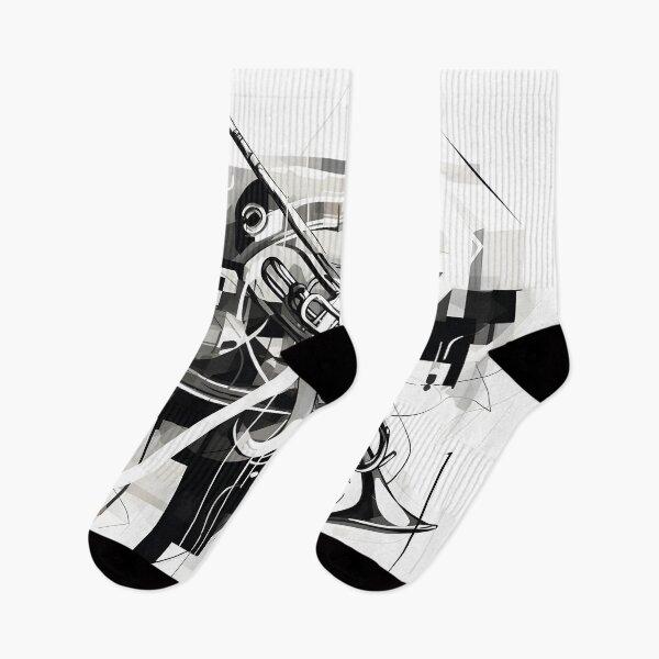 Item preview, Musical instrument cubism distortion art print designed and sold by dcrc.