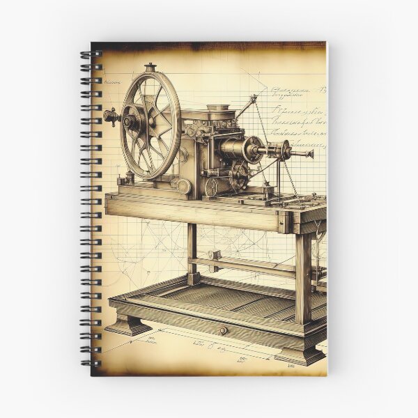 Item preview, An old drawing of the machine designed and sold by LanaGustavsson.