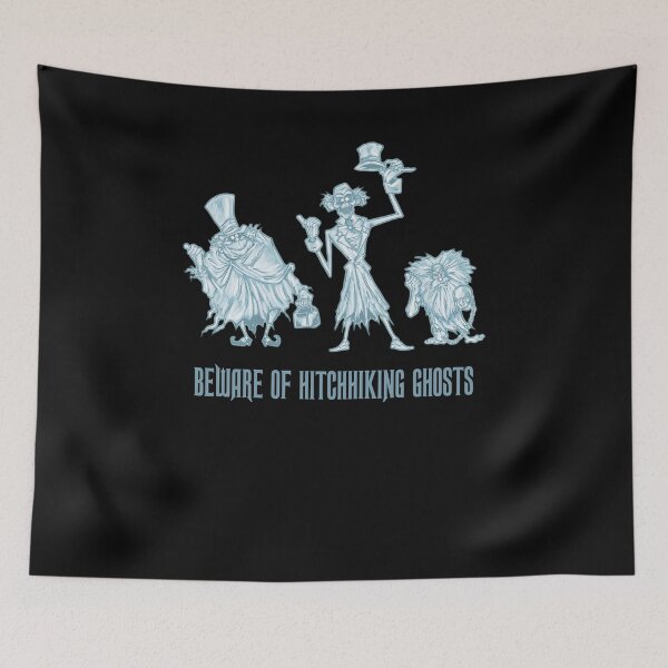 Item preview, Haunted Mansion Beware of Hitchhiking Ghosts designed and sold by dropinskimalan.