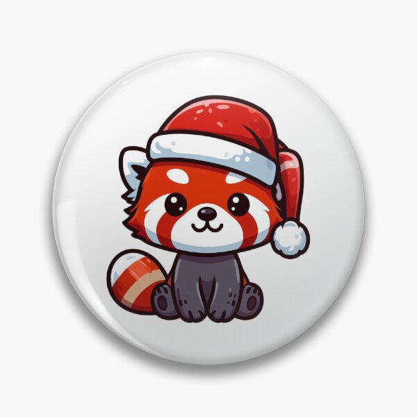 Item preview, Red panda santa  designed and sold by Wxjtecki.