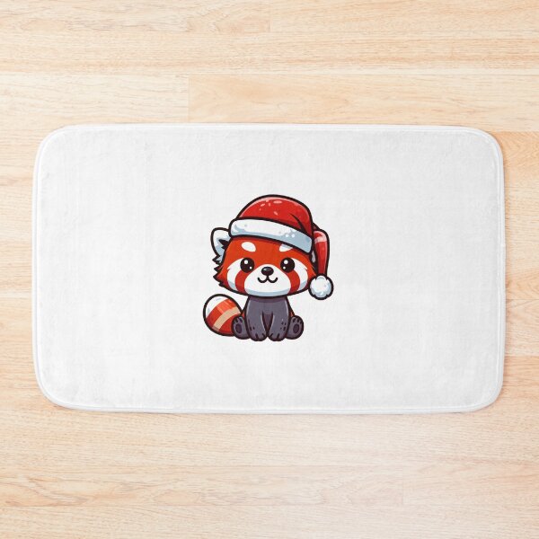 Item preview, Red panda santa  designed and sold by Wxjtecki.