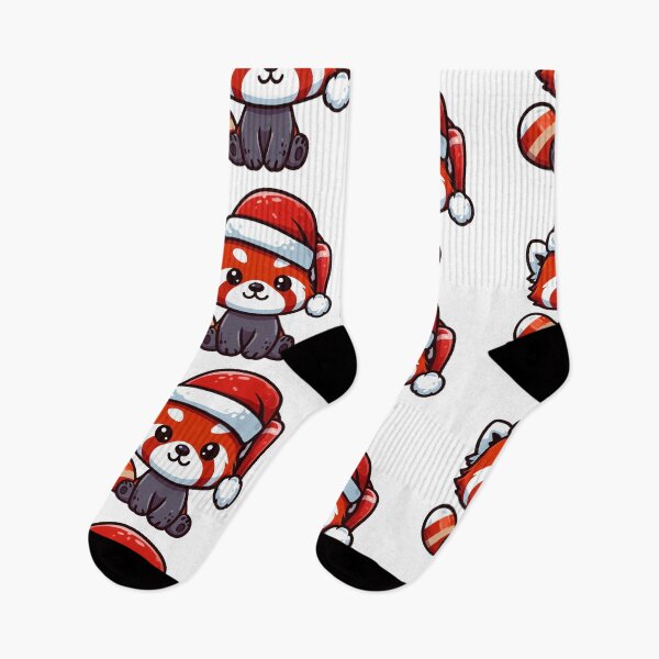 Item preview, Red panda santa  designed and sold by Wxjtecki.
