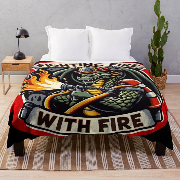 Item preview, Dragon Fire Fighter - Fighting Fire With Fire designed and sold by MegaDirt.