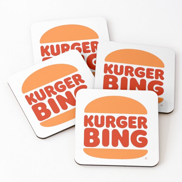 Item preview, Kurger bing Company name parody company logos Business logo parody fast food designed and sold by xenxanses2.
