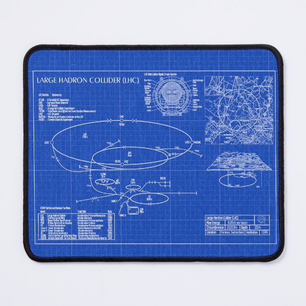 Item preview, Large Hadron Collider (LHC) Blueprint designed and sold by CaryJacobsArt.