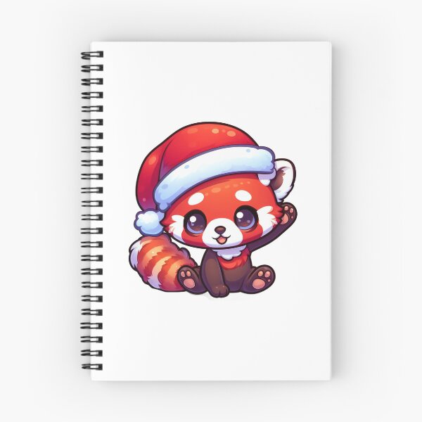 Item preview, Red panda santa  designed and sold by Wxjtecki.