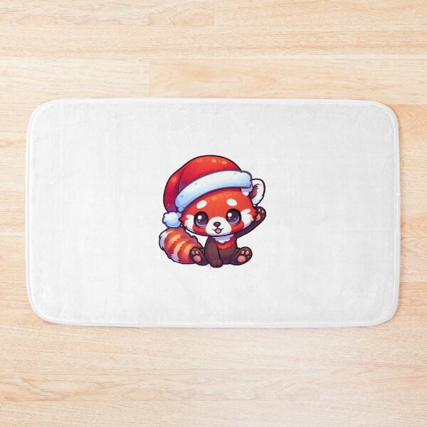 Item preview, Red panda santa  designed and sold by Wxjtecki.