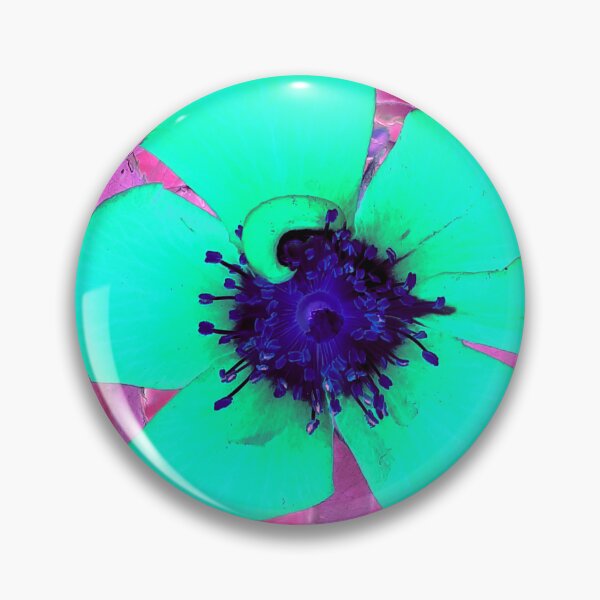 Item preview, apple green flower on pink background designed and sold by Gabriel BOCQUAIRE.