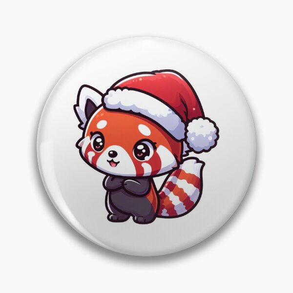 Item preview,  Red panda santa  designed and sold by Wxjtecki.
