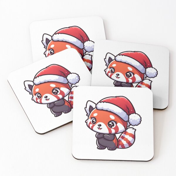 Item preview,  Red panda santa  designed and sold by Wxjtecki.