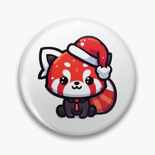 Item preview, Red panda santa  designed and sold by Wxjtecki.