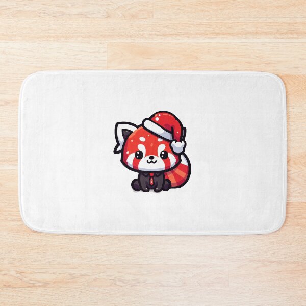 Item preview, Red panda santa  designed and sold by Wxjtecki.