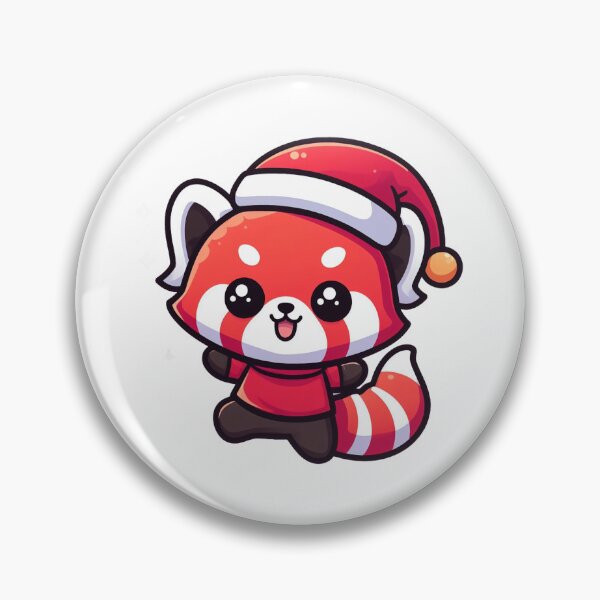 Item preview, Red panda santa  designed and sold by Wxjtecki.