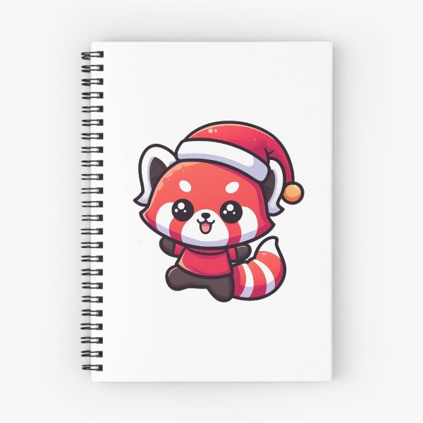 Item preview, Red panda santa  designed and sold by Wxjtecki.