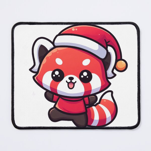 Item preview, Red panda santa designed and sold by Wxjtecki.
