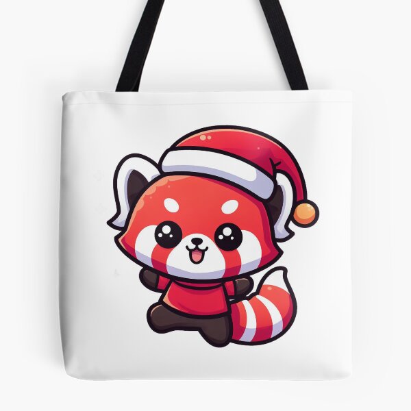 Item preview, Red panda santa  designed and sold by Wxjtecki.
