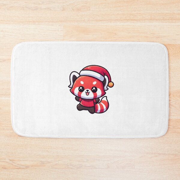 Item preview, Red panda santa  designed and sold by Wxjtecki.