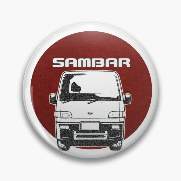 Item preview, Kei Truck Subaru Sambar, Tiny Japanese Van Outline, Kei Truck Outline designed and sold by mmmkei.
