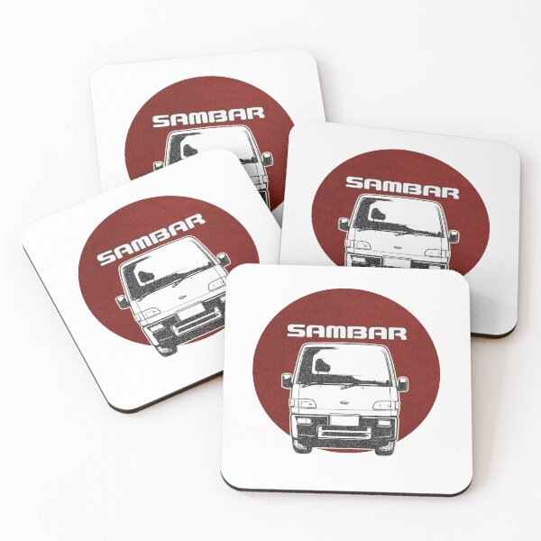 Item preview, Kei Truck Subaru Sambar, Tiny Japanese Van Outline, Kei Truck Outline designed and sold by mmmkei.