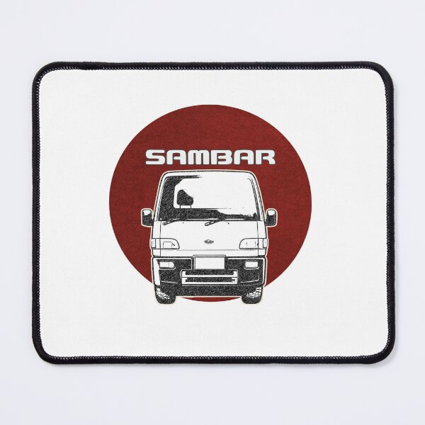 Item preview, Kei Truck Subaru Sambar, Tiny Japanese Van Outline, Kei Truck Outline designed and sold by mmmkei.