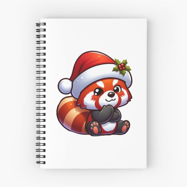 Item preview, Red panda santa  designed and sold by Wxjtecki.