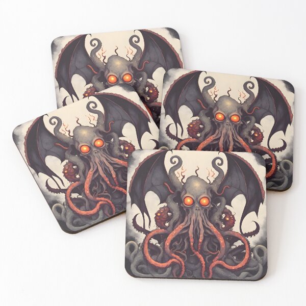 Item preview, Shadowy Winged Abyssal God Octopus designed and sold by N0VEEN.