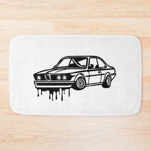 Item preview, Black and White Minimalist Retro Car  designed and sold by Lab4YourStyle.
