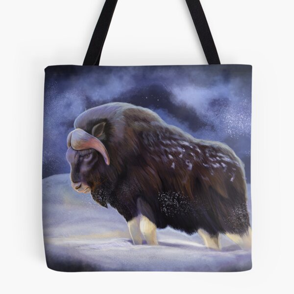 Item preview, Musk Oxen painting 1 of 2 designed and sold by AK-Hevonen.