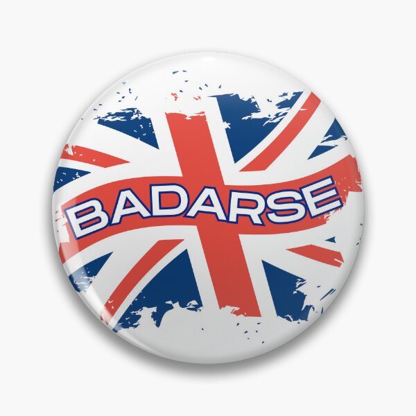 Item preview, Badarse, british badarse, 'badass', bad-ass, funny UK flag, bad ass designed and sold by QuirkyTease.