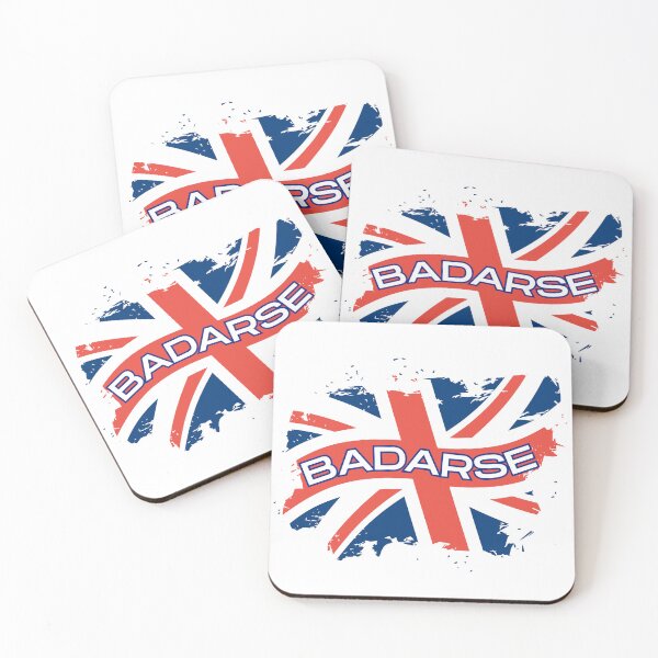 Item preview, Badarse, british badarse, 'badass', bad-ass, funny UK flag, bad ass designed and sold by QuirkyTease.