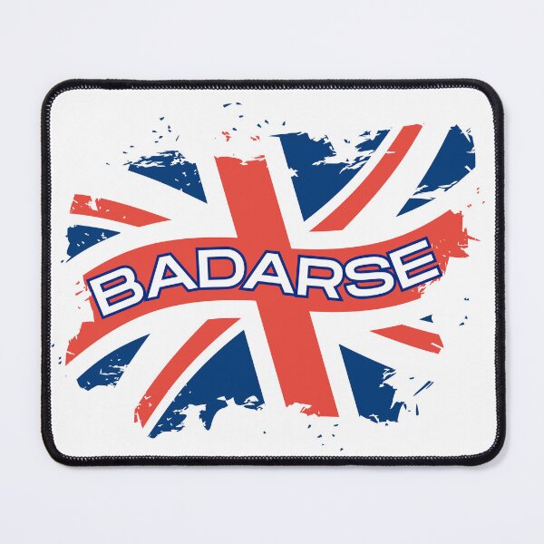 Item preview, Badarse, british badarse, 'badass', bad-ass, funny UK flag, bad ass designed and sold by QuirkyTease.