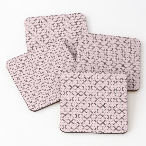 Item preview, Symmetric Allure - Seamless Pink Pattern in Contemporary Geometry designed and sold by Looming Lines.