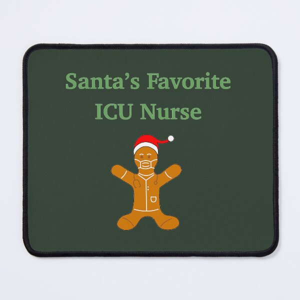 Item preview, Santa’s Favorite ICU Nurse designed and sold by peachesandfizz.