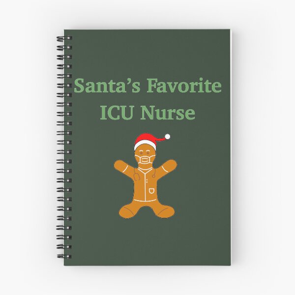 Item preview, Santa’s Favorite ICU Nurse designed and sold by peachesandfizz.